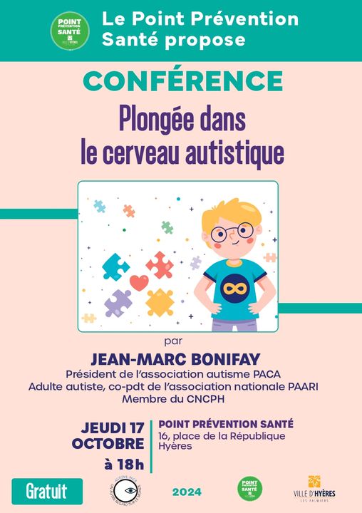 affiche plongee cerveau autistique