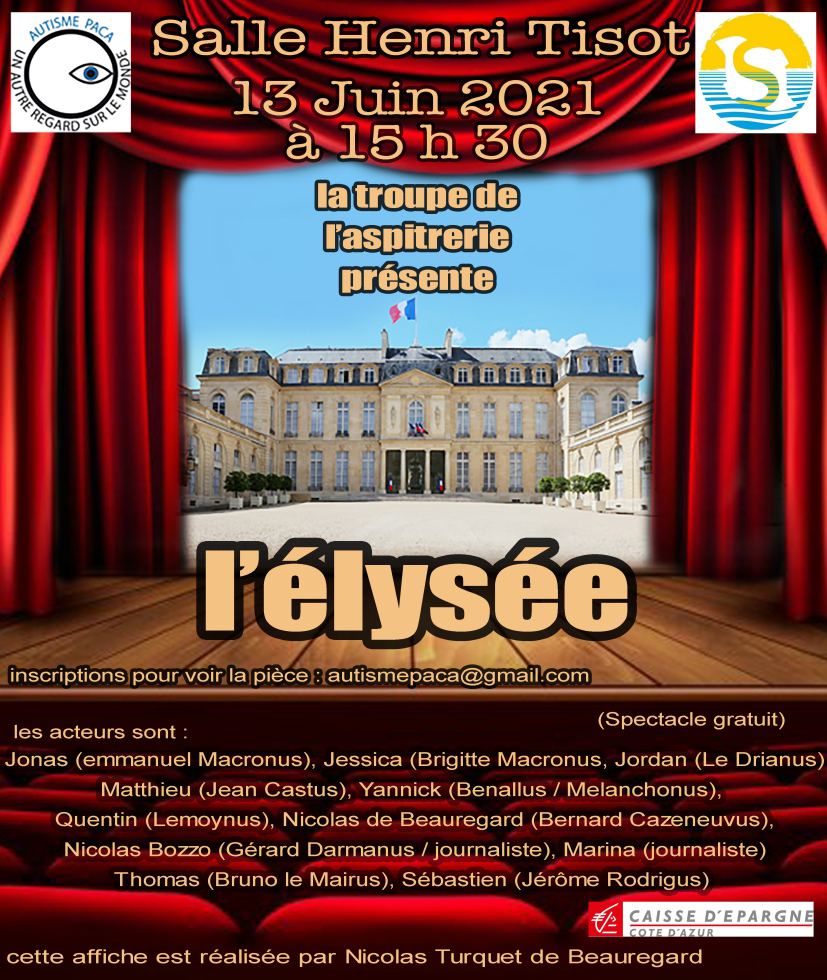 affiche theathe autiste 2021