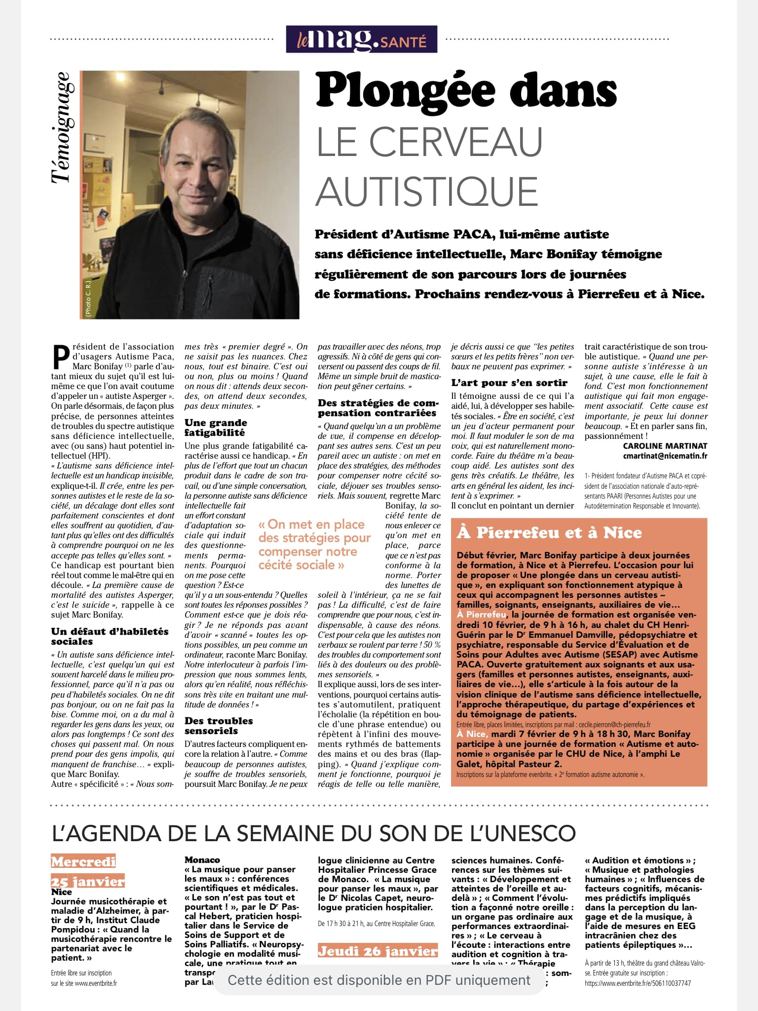 article var matin janvier 2023